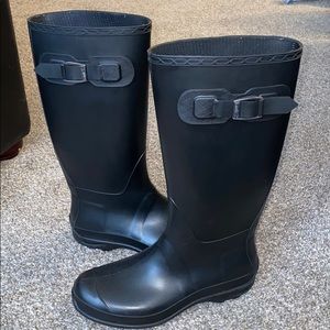 Women’s Knee-High Wellington Rubber Rain Boots